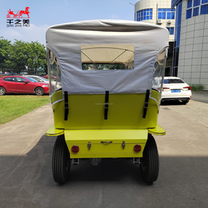 <span class=keywords><strong>Voiture</strong></span> électrique classique jaune vintage avec rideau de pluie, véhicule de tourisme rétro, chariot de défilé de style ancien - Product Image 5