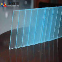 Plaque de verre plastique transparente en surface solide HUASHUAITE, prix d'usine, vente en gros, épaisseurs 2mm et 5mm, plaque acrylique