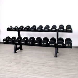 Soporte de Acero Resistente para Almacenamiento de Pesas, Soporte Antideslizante para Mancuernas para el Hogar y Gimnasios Comerciales - Product Image 5