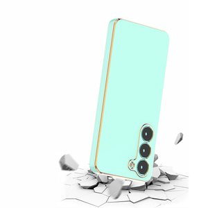 Màu Sắc In Phim Hoạt Hình Thỏ 6D Mạ TPU Điện Thoại Di Động Trường Hợp Mềm Linh Hoạt Cover Quay Lại Đối Với Samsung Galaxy S23 S22 S21 S20 Siêu - Product Image 3