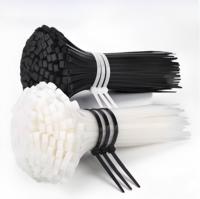 Attaches de câble en nylon 66 3x120 mm 2,5*120 mm de haute qualité, attaches autobloquantes, longueur 4,7 pouces, résistance à la traction minimale 8 kg/18 lb