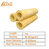 Isolation de tuyau d'armstrong de tube de laine de verre de PVC d'ISOKING