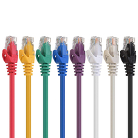 Rouleau Ethernet Cat 5e Cat 6 7 RJ45, cordon de raccordement Internet, vente en gros, 0.25m à 50m, sac en PP refermable, câble réseau