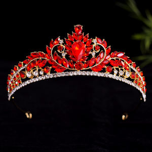 Ensemble de couronne pour enfants de dix-huit ans, bijoux pour cheveux avec strass et cristal, pour mariage, concours de beauté et cadeaux - Product Image 3