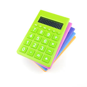 Calculatrice miniature colorée Kk-5145, 8 chiffres, alimentée par piles, cadeau pour étudiants, avec option d'impression de logo - Product Image 3