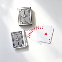 Échantillon gratuit, impression de logo personnalisée, jeu de cartes de poker imperméable, cartes à jouer en plastique de haute qualité et bon marché