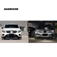 Pare-chocs de voiture pour 16-19 Mercedes-Benz C253 GLC Coupe Upgrade GLC63 AMG Coupe Facelift Kit Car Tuning