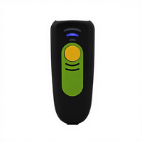 Escáner de Códigos de Barras Inalámbrico Portátil BT QR, Mini Lector de Códigos de Barras 1D 2D Alacrity para Android POS, Disponible en Negro