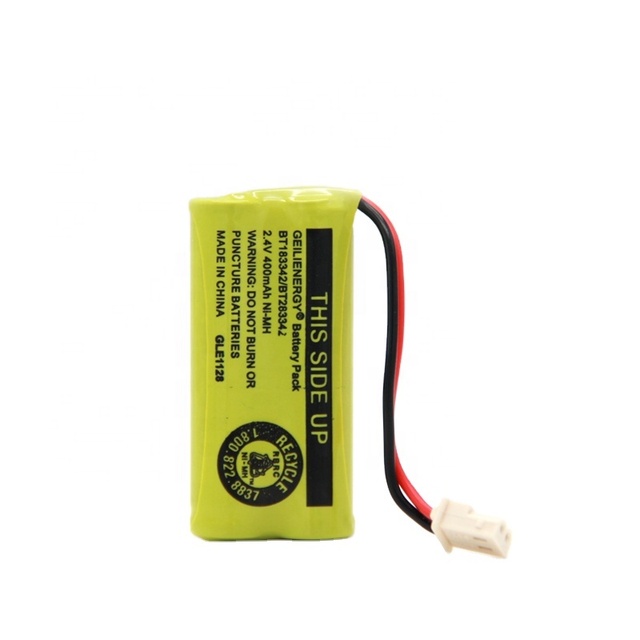 Cordless Phone Model BT183342 Rechargeable Nimh Battery Pack  400mAh 2.4v  Nimh Battery