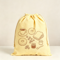 Sac à cordon en toile épaisse et résistante, imprimé avec un motif de dessin animé personnalisé, écologique, réutilisable, pour ranger les chaussures