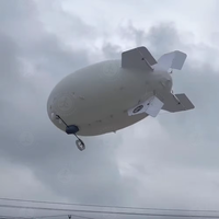 Publicité : Dirigeable RC gonflable pour opérations de vol longue distance dans des conditions complexes, modèle viral spatial
