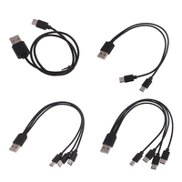 Grosir Dual USB mikro C kabel Splitter Y kabel pengisian cepat 2-in-1 kabel USB untuk 20cm 30cm ponsel Printer 20cm 30cm pengisian