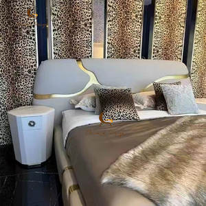 Cama King Size de Estilo <span class=keywords><strong>Italiano</strong></span>, Moderna y Lujosa, con Cabecera - Product Image 4