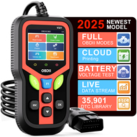 Lecteur de codes OBD2 V321, scanner de diagnostic automobile, lecture/effacement des codes, détection des pannes de voiture, outils de diagnostic du capteur d'oxygène, écran LCD, garantie 1 an