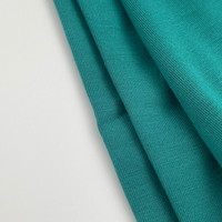 Tissu tricoté uni en fibre de bambou 40S + 20D écologique pour filles/garçons Activewear Home Textile Sleepwear