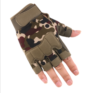DFTG207 Outdoor Sports Hunting Hunting Riding Camping Working Tactical Gloves <b>Half</b> Finger Anti <b>slip</b> - Product Image 2