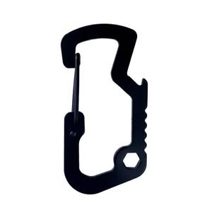 คาราบิเนอร์สแตนเลสแบบมีห่วง D สำหรับเก็บของอเนกประสงค์ ที่เปิดขวด พวงกุญแจ อุปกรณ์กลางแจ้ง - Product Image 1