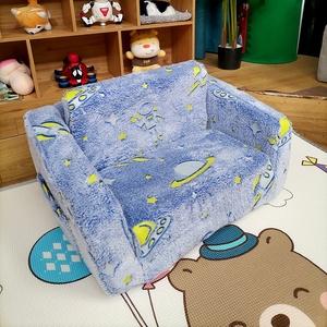 Usine directe 2-en-1 pliable enfants de haute qualité <span class=keywords><strong>mousse</strong></span> canapé siège bébé doux rabattable canapé-chaise enfants canapé-lit - Product Image 5