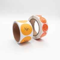 Etiquetas Adhesivas de Vinilo Personalizadas para Alimentos, Cosméticos, Códigos QR, Números de Serie, Pegatinas de Agradecimiento