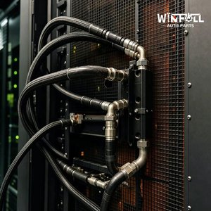 Ensemble de tuyaux de refroidissement liquide multi-ports personnalisés avec raccords rapides pour systèmes de refroidissement industriels - Product Image 5