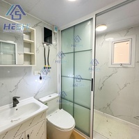 Maison conteneur préfabriquée extensible complète de 40 pieds ou 20 pieds, 1, 2, 3, 4 ou 5 chambres, maison mobile pliable, unité d'habitation complémentaire