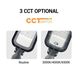 OUTLUX G011 Lampione Stradale LED <span class=keywords><strong>da</strong></span> 30W in Lega di Alluminio, Design Moderno, IP65, 6500K CCT, Angolo di Illuminazione 130x75, per Esterni - Product Image 5