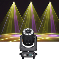 Pro DJ allume 2 en 1 Led Wash 10W RGB lumière principale mobile de Laser polychrome 10x20W RGBW éclairage de scène de lavage Led