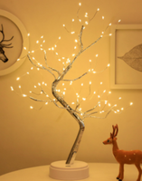 Lampe LED Bonsaï avec interrupteur tactile, alimentation USB, lumière féerique de table pour la décoration de la maison, de la chambre, des mariages, des fêtes de Noël