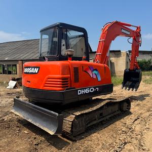 Excavadora Usada Original Doosan DH60 de 6 Toneladas, Mejor Precio, Excavadora Hidráulica de Orugas Doosan DH55 con Pocas Horas de Trabajo - Product Image 2
