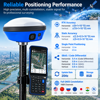Penerima GNSS RTK Presisi Tinggi dengan IMU, Kamera Ganda, dan Peralatan Survei Laser AR Stakeout untuk Konstruksi