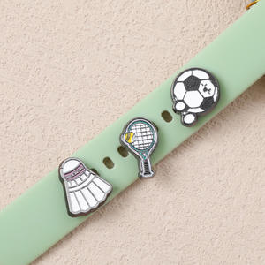 Boucle de montre en métal pour bracelet électronique intelligent, bijoux <span class=keywords><strong>d</strong></span>écoratifs, accessoires de bricolage, <span class=keywords><strong>d</strong></span>écoration de lacets de chaussures pour pantoufles - Product Image 4