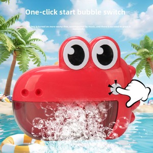 Piccola rana che soffia bolla macchina bambino bagno bagno giocattolo di plastica acqua gioco per i ragazzi e le ragazze per Baby <span class=keywords><strong>Shower</strong></span> - Product Image 4