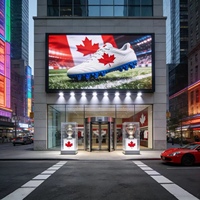Écran publicitaire numérique LED 230 pouces (9,84 pi x 16,4 pi) pour le magasin spécialisé en articles de sport et de football de l'équipe du Canada – Indispensable pour les besoins quotidiens