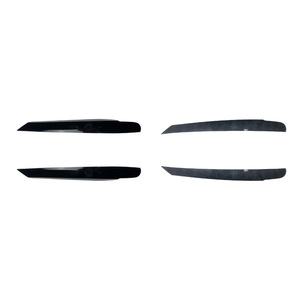 Pegatina para Faro Delantero de Volkswagen Touran, Fibra de Carbono, Negro Piano, 2011-2015, Pegatinas para Carrocería de Automóvil, Película Protectora - Product Image 2