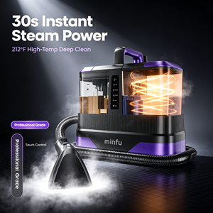 Limpiador a Vapor de Gran Capacidad con Diseño de Doble Tanque de Agua de 2200 ml, Máquina Portátil para Limpieza de Tapicería para Uso Doméstico y Comercial - Product Image 1