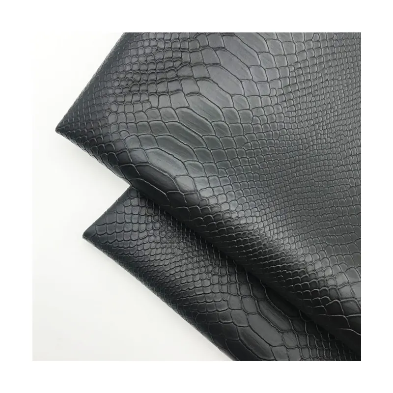 Pvc Synthetische Lederen Slangentextuur Leer Voor Autostoel Koffer Handtas Materiaal Meubeldecoratie Lederen Product Stof