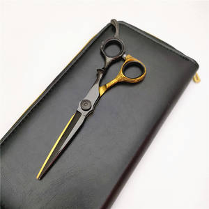 Ciseaux de coiffure personnalisés avec marque, ensemble de 6,0 pouces, lame JP440C, outils de beauté durables, tête droite, précieux - Product Image 4