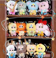 Lot de 6 figurines unisexes en vinyle et peluche, série Zodiaque Chinois V2, échelle 1/6, boîte surprise, pour bébés, avec porte-clés décoratif