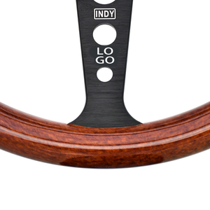 Volante Deportivo Leaders ABS de 350 mm de Profundidad, 4 cm, Nuevo Diseño Clásico Retro Vintage, Volante de Madera de Melocotón - Product Image 4