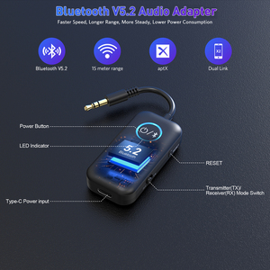 1Mii B06T2 coche para adaptador <span class=keywords><strong>Bluetooth</strong></span> 3,5mm AUX 10-15 horas para <span class=keywords><strong>Bluetooth</strong></span> 5,2 receptor transmisor inalámbrico Audio ESTÉREO - Product Image 3