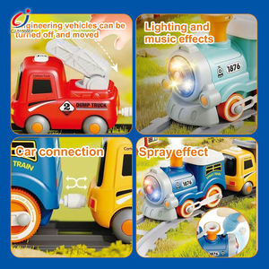 Jouets de <span class=keywords><strong>train</strong></span> électrique miniature Chengji, <span class=keywords><strong>train</strong></span> de simulation coloré et éducatif <span class=keywords><strong>avec</strong></span> télécommande - Product Image 3