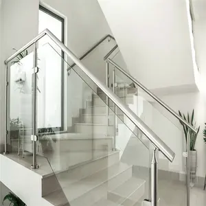 Y L outdoor balcony railing interior stair railing stainless steel glass railing
