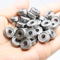 Bantalan Mini MTZC Rendah Kebisingan 2x5x2 2x5x2.5 2x5x2.3 3X8X3 5X10X4 Bantalan Bola Miniatur MR83 ZZ 2RS untuk Reel Pancing Motor Kecil