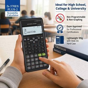 Calculadora Científica FX-570ES PLUS-2, Artículos de Papelería Bonitos, Calculadora, Equipo de Laboratorio Escolar, Calculadora de Bajo <span class=keywords><strong>Precio</strong></span> - Product Image 1