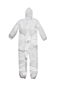 Combinaison de protection jetable d'isolation d'OEM d'usine avec la couverture de <span class=keywords><strong>CPE</strong></span> vêtements médicaux bon marché - Product Image 2