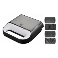 Machine à cornets de crème glacée Aifa, diamètre 20 cm, pour sandwichs, gaufres et boules, antiadhésive, pour la préparation de crèmes glacées maison et le revêtement de biscuits