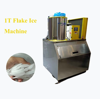 Machine à glace en flocons de 1000 kg/1T, vente directe usine, grande capacité, pour usine alimentaire, usage industriel, couleurs personnalisables