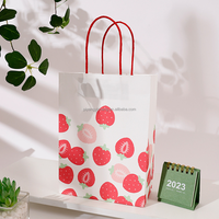 Anpassbare Logo Kraft Papiertüte Hot Stamp ing Wieder verwendbare Geschenk verpackung für Kleidung Schuhe Kerzen Crafts Food