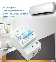 Disjoncteur intelligent WiFi Tuya 1-4P, interrupteur automatique WiFi 230V/240V, interrupteur intelligent pour maison connectée IoT