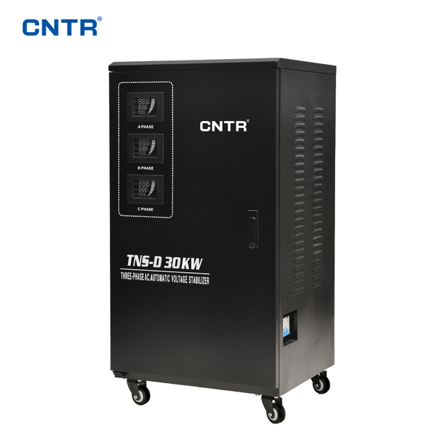 TNS 30KVA Digital and Pointer-Type Voltage Stabilizer-Servo Type Three-phase AC 380V, 400V, 415V Automatic Voltage Regulator AVR